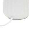 Simple Designs Off White Pleated Base Table Lamp LT1119-OFF